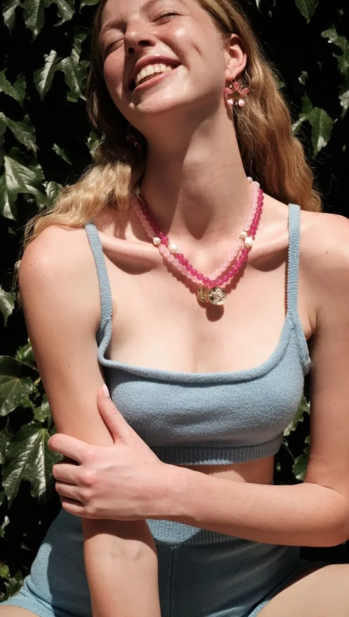 Boncuklu Charm Kolye