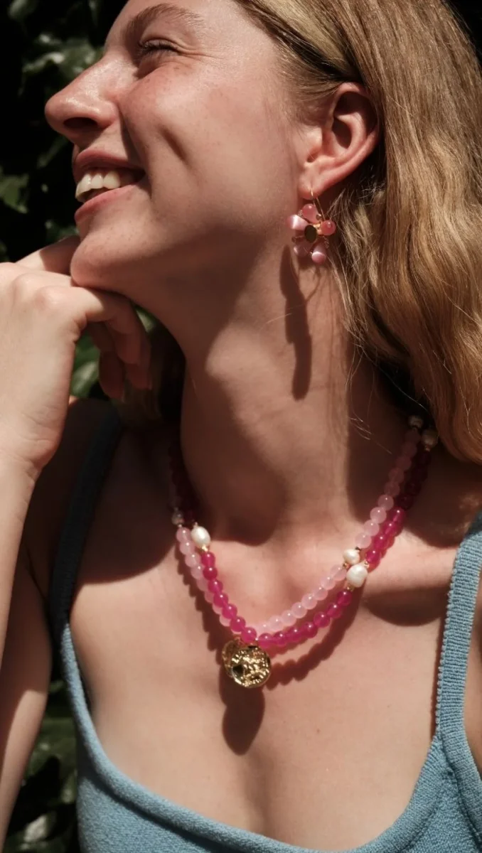 Boncuklu Charm Kolye